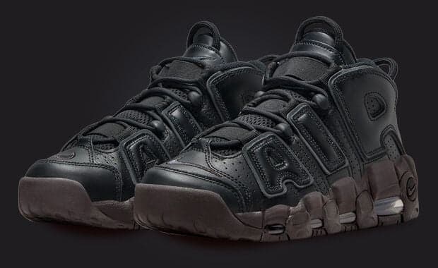 The Nike Air More Uptempo Gets Muddy in Black and Baroque Brown