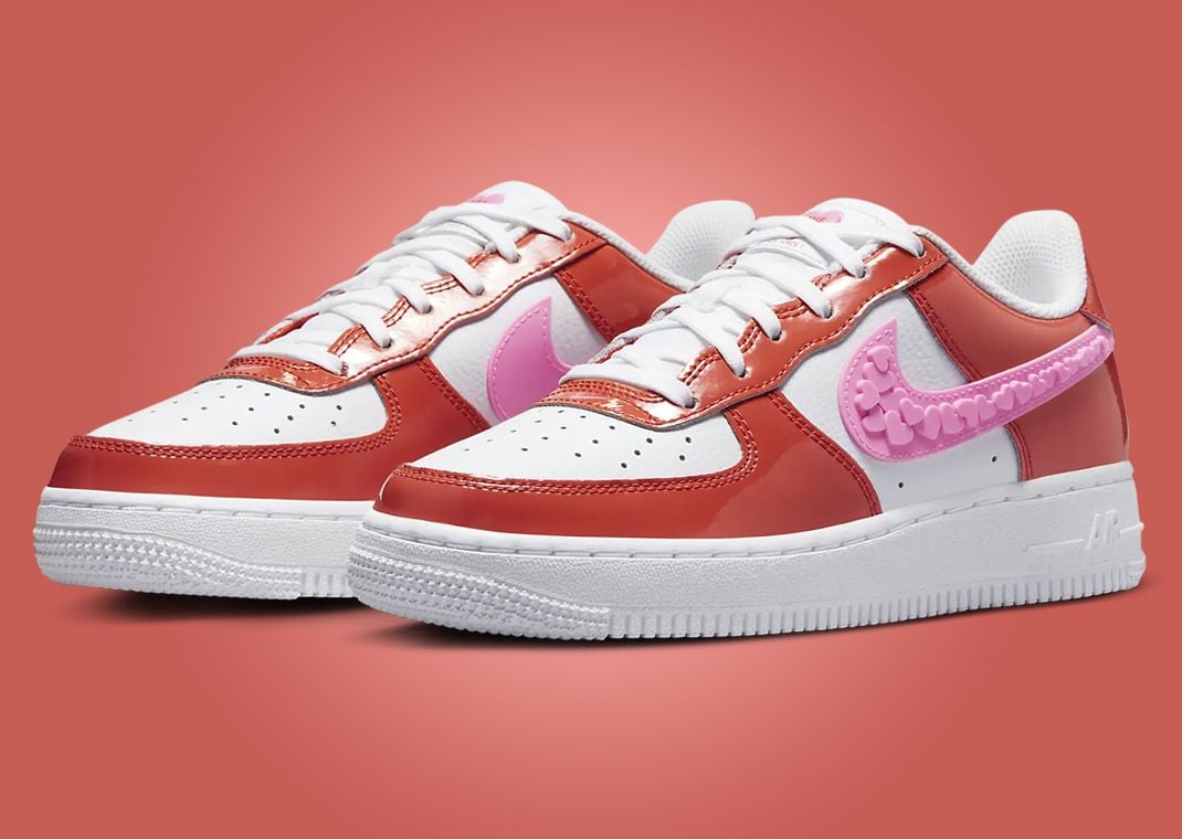 The Kids Exclusive Nike Air Force 1 Low Valentine s Day Releases Spring 2025