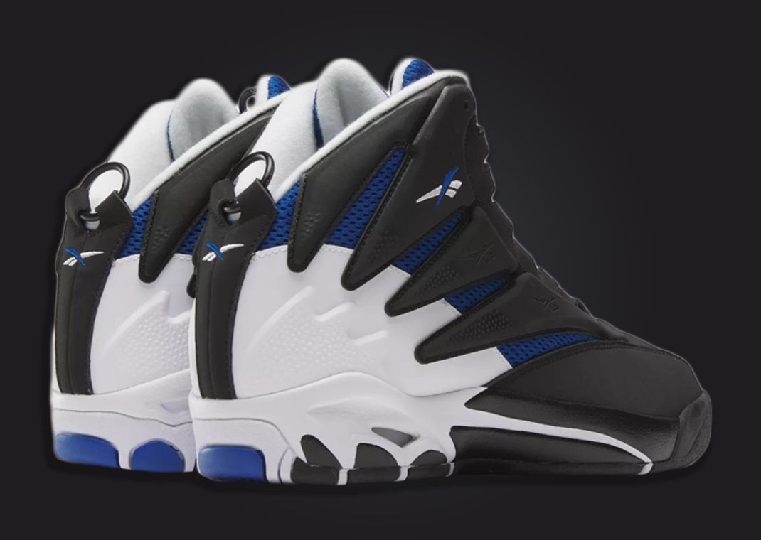 The Reebok The Blast is Back in Core Black Vector Blue