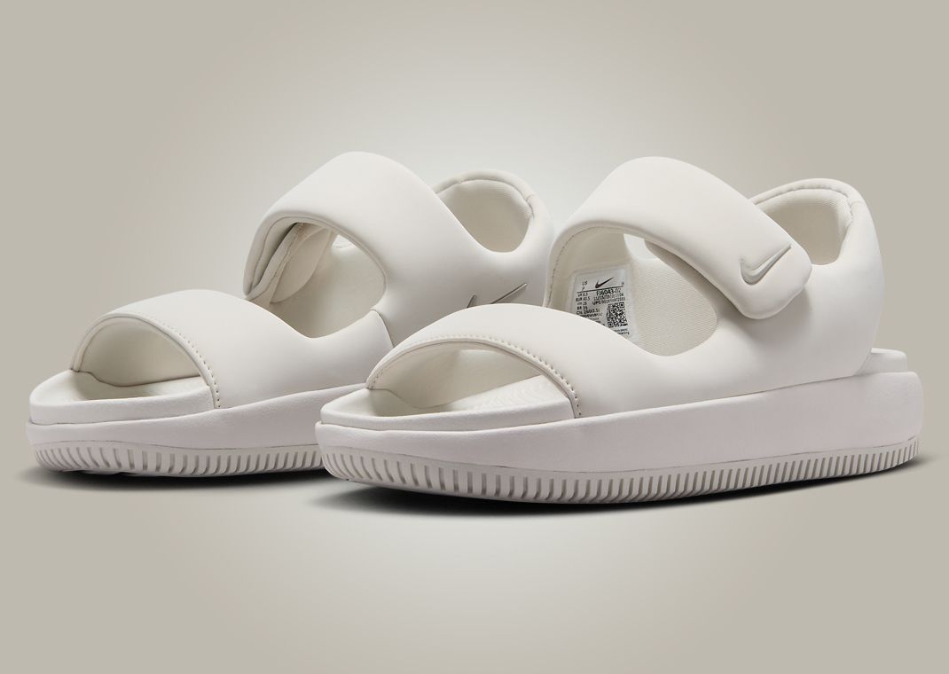 Nike Calm Sandal Light Bone (W) Angle