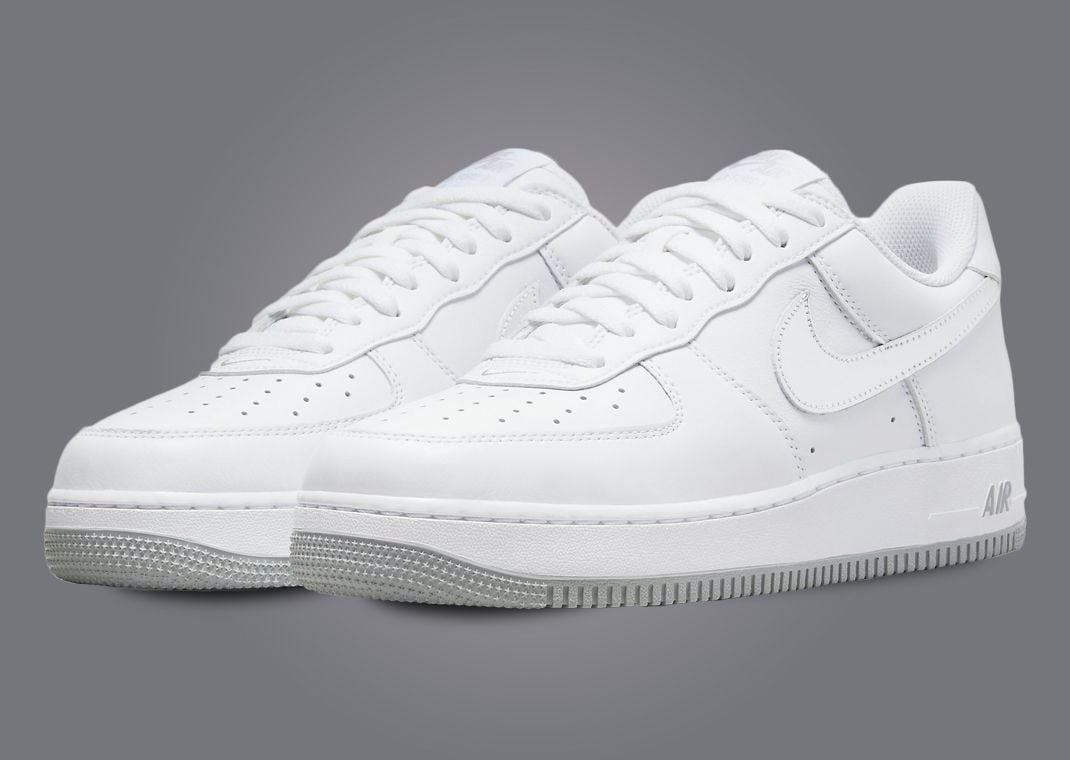 Nike Air Force 1 Low Color Of The Month White Metallic Silver