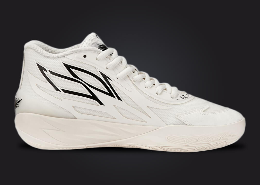 PUMA Lamelo Ball MB. 01 白黒ミスマッチ Puma LaMelo Ball MB.01 Lo White Black Men's - 376941-13 - US