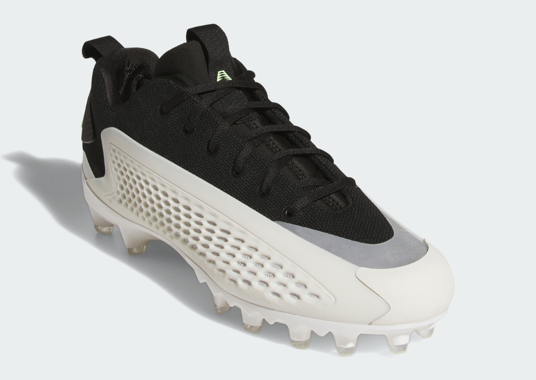 adidas AE 1 Low Football Cleat Core Black White - Angle