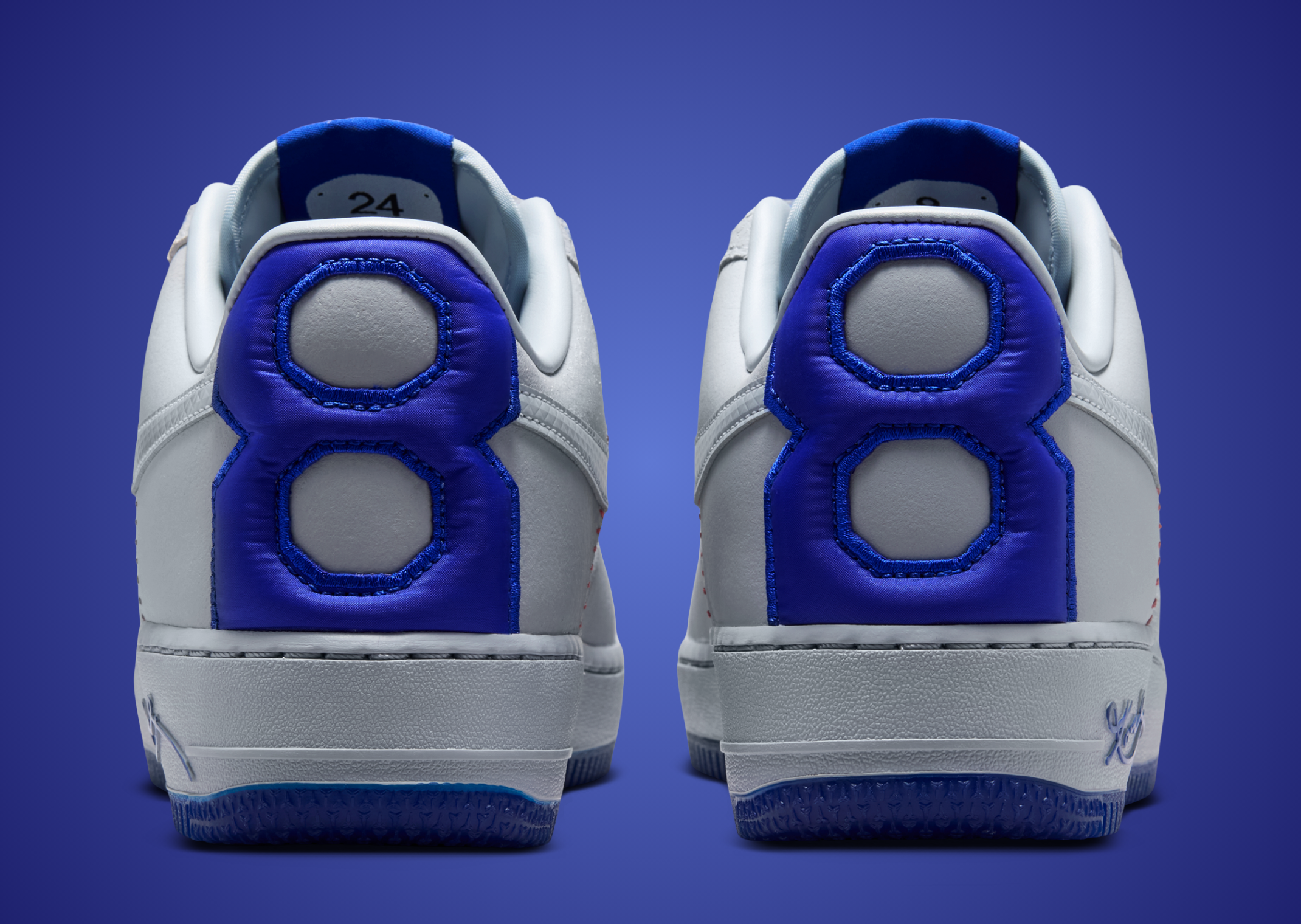 Kobe Bryant x Nike Air Force 1 Low Protro Dodgers Heel