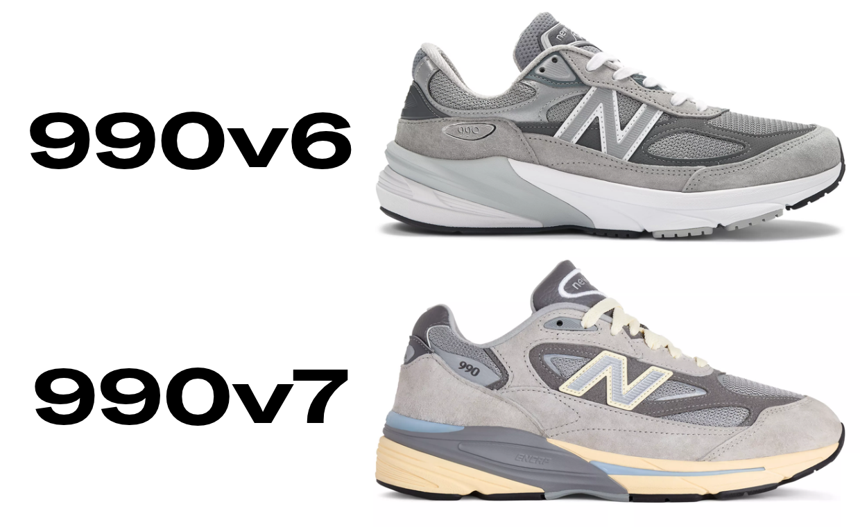 COMPARED: New Balance 990v6 vs 990v7