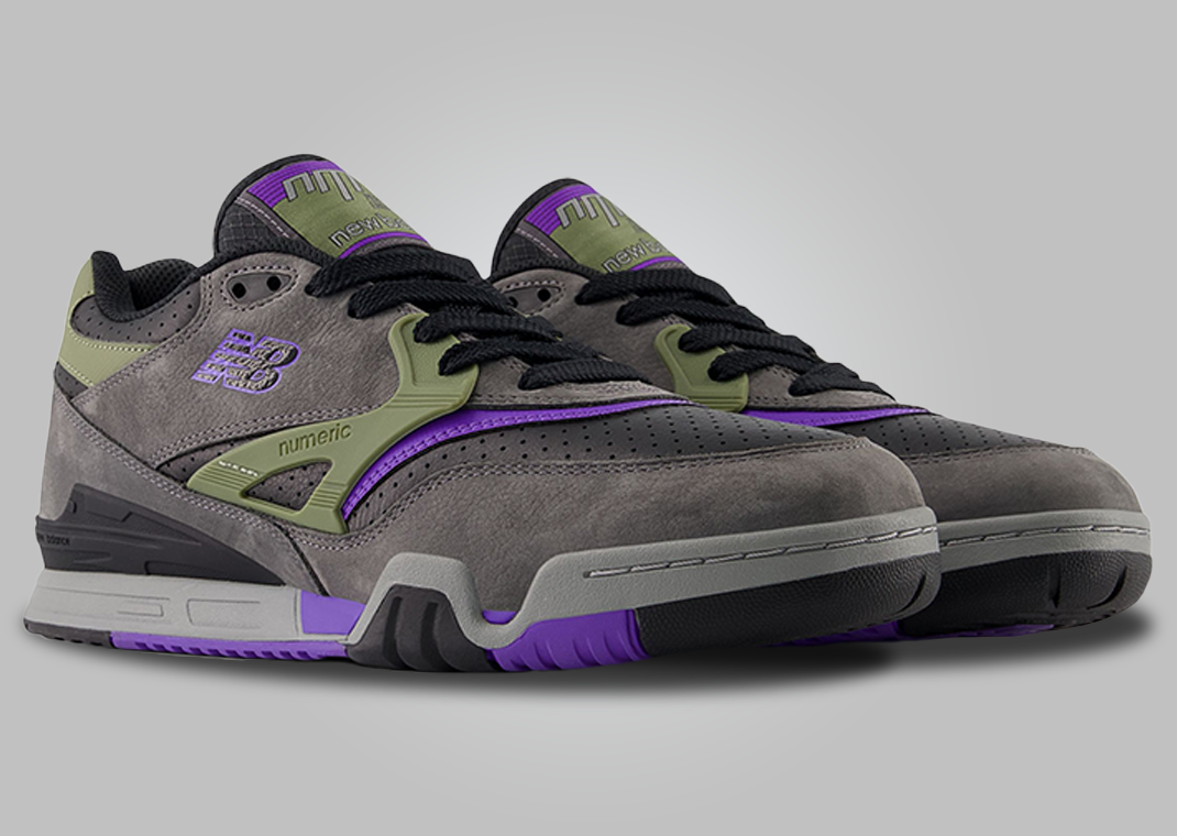 New Balance Numeric 770 Grey/Purple - Angle