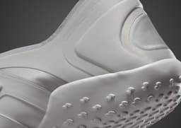 NikeSKIMS Rift Satin Night Silver (W) - Heel Detail