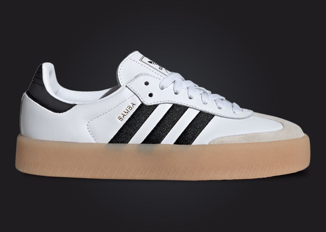 adidas Samba 2.0 White Black Lateral Side