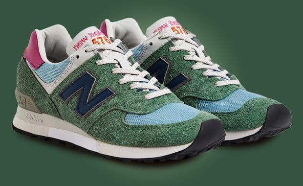 The New Balance 576 Made in UK 576 Gets Shaggy in Green
