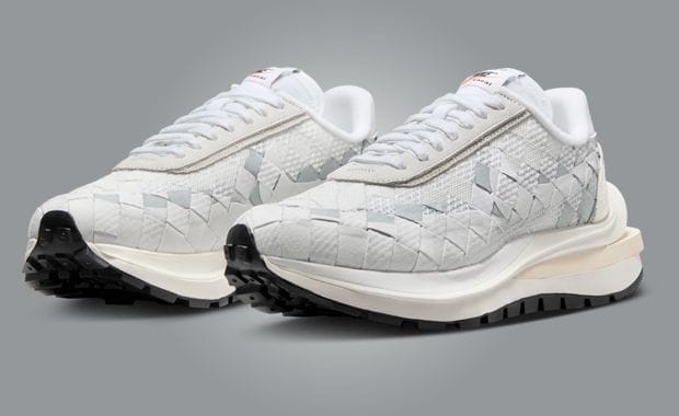 The Jean Paul Gaultier x sacai x Nike LDVaporwaffle Mix White Releases November 2023