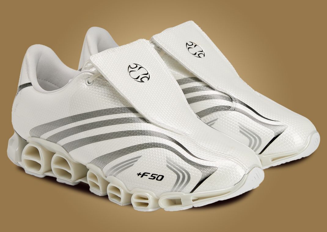 Slam Jam x adidas F50 Tunit Mega White - Angle