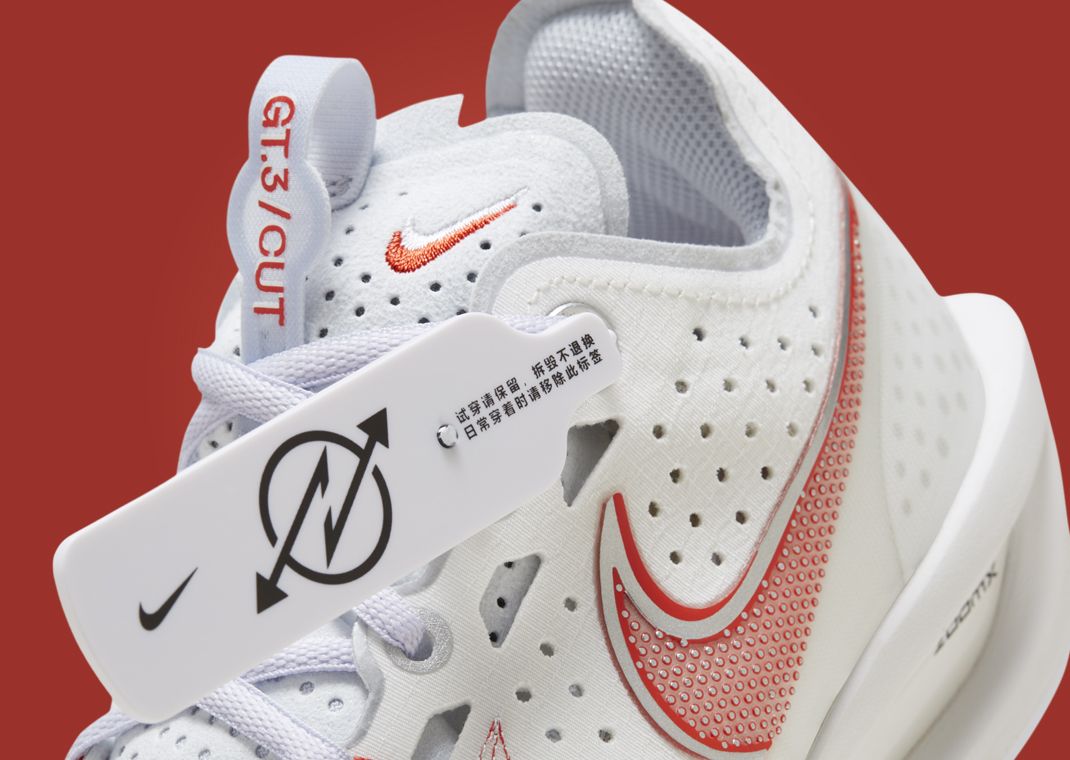 Nike ★ Air Zoom GT Cut 3 EP Summit White Picante Red Nike Air Zoom GT Cut 3 White Picante Red Men's - DV2913-101