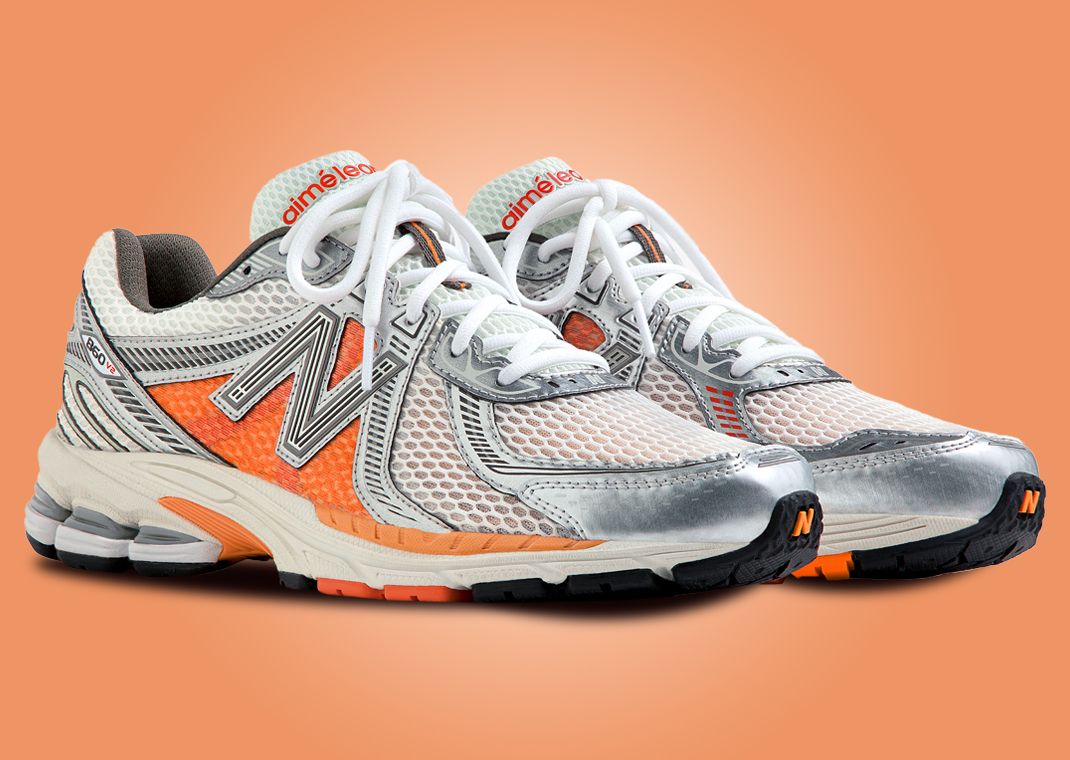 Aime Leon Dore x New Balance 860v2 White Multi-Color Angle