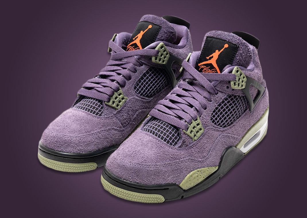 靴 Nike WMNS Air Jordan 4 \"Canyon Purple\" Jordan 4 Retro Canyon Purple (Women's) - AQ9129-500 - US
