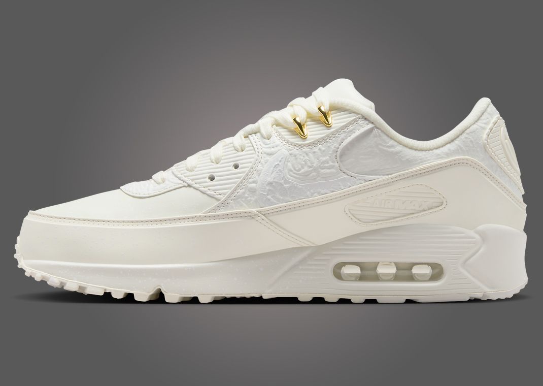 Slawn x Nike Air Max 90 Sail Medial