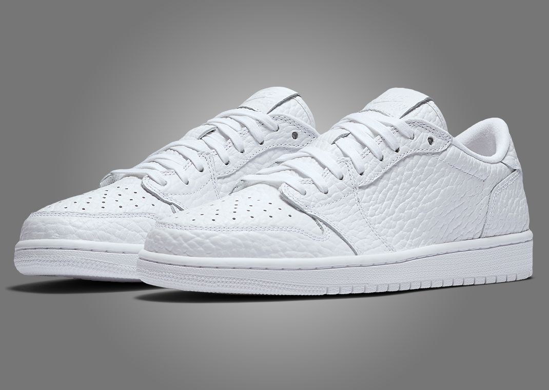 Air Jordan 1 Retro Low NS Triple White Angle