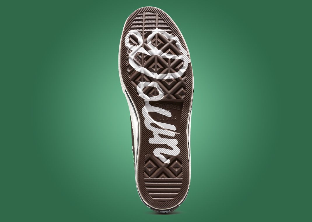 Patta x Converse Chuck Taylor 70 Black Jolly Green Outsole