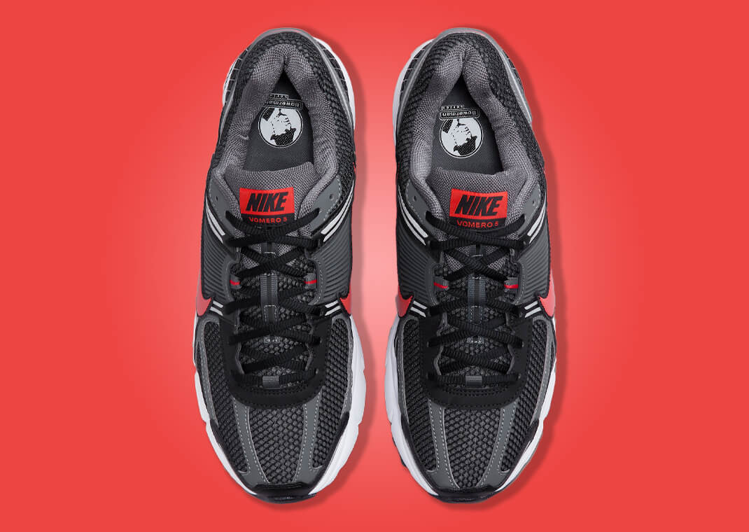 The Nike Zoom Vomero 5 Black Picante Red Releases December 15