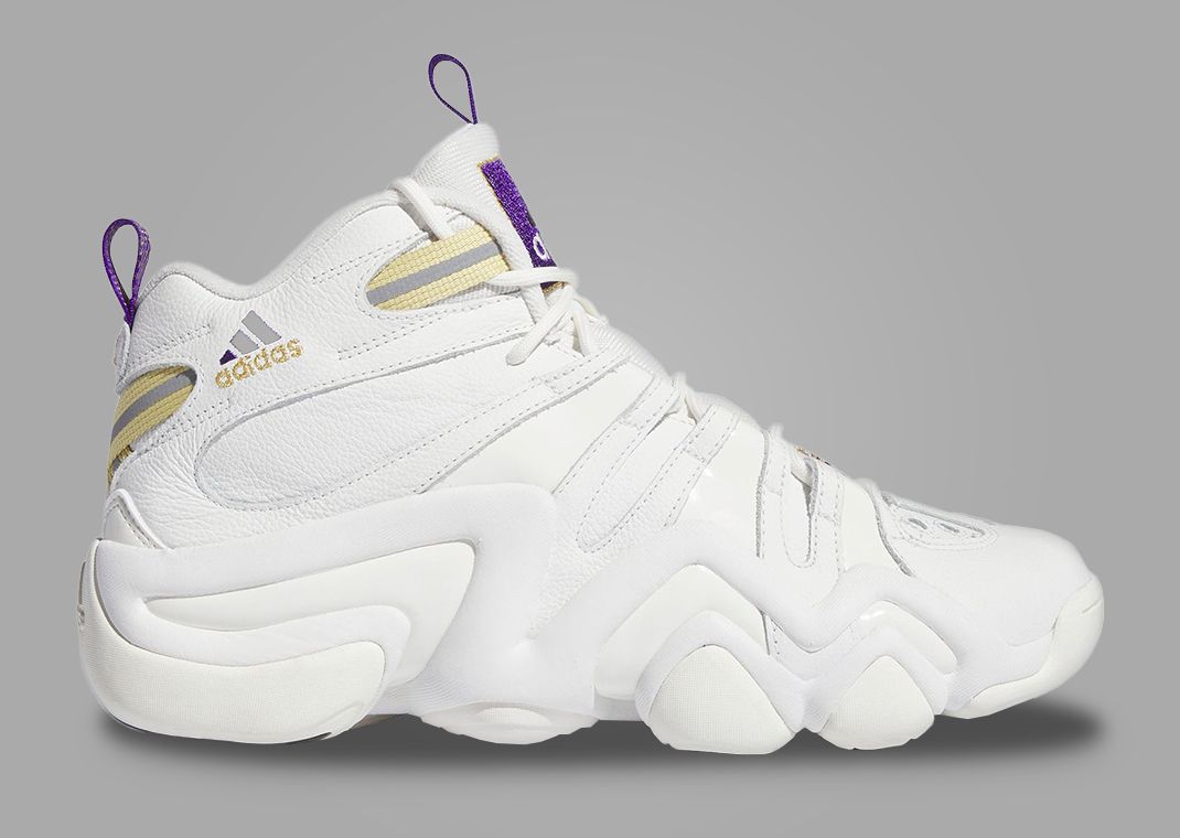adidas Crazy 8 Lakers Core White Lateral