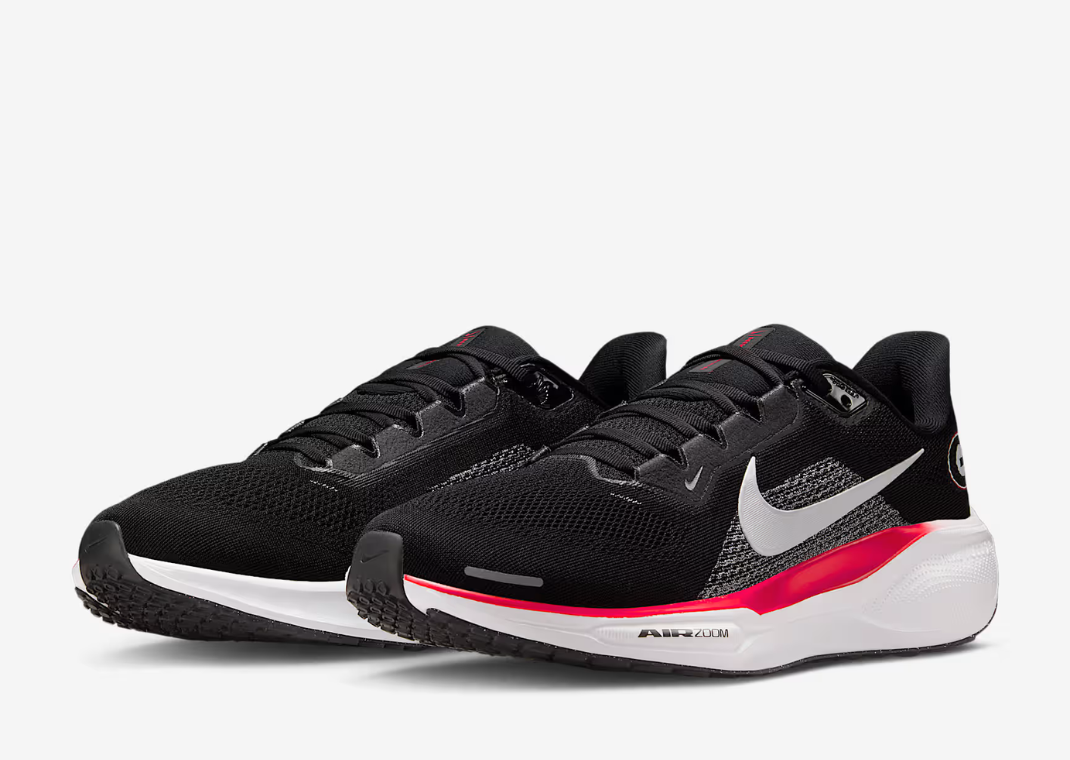 NCAA x Nike Pegasus 41 University of Georgia Angled