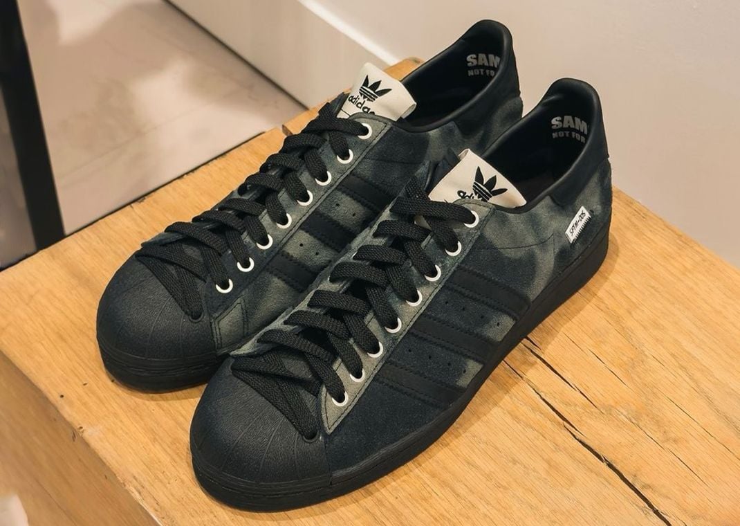 SFTM x adidas Superstar Black