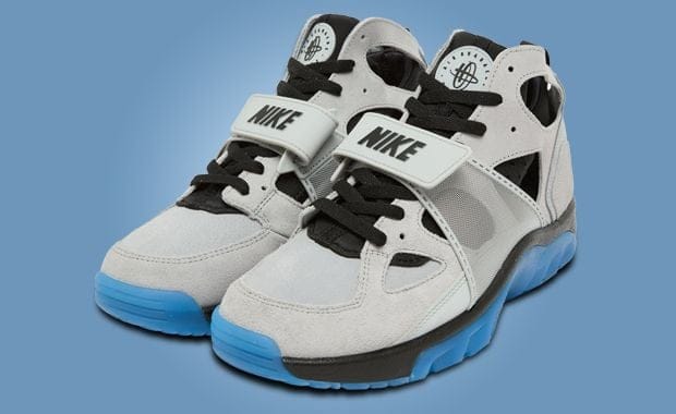 The Nike Air Trainer Huarache Wolf Grey Star Blue Releases Fall 2025