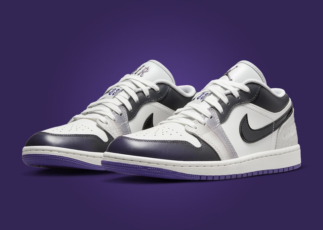 Air Jordan 1 Low SE Cement Grey Field Purple (W)