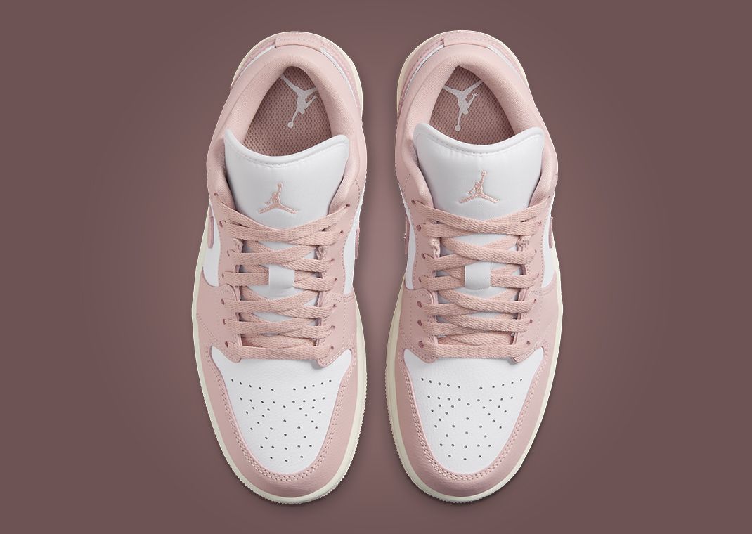 Air Jordan 1 Low White Pink Oxford (W) Top