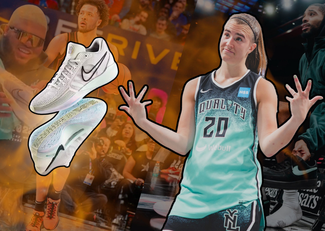 Sabrina Ionescu with Nike Sabrina 1 Signature Silhouette