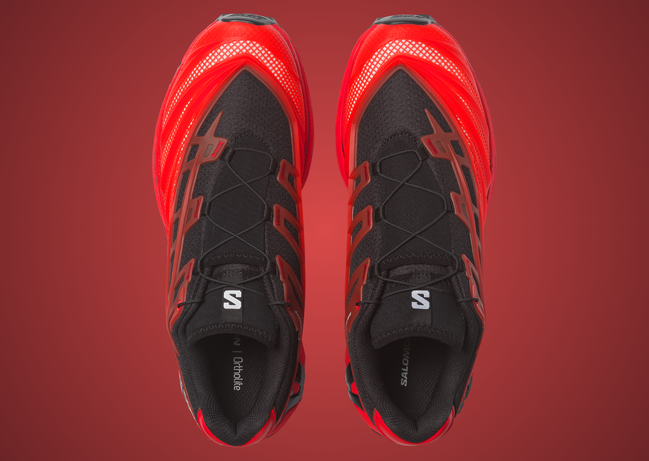 Salomon XT-Evo Black Fiery Red Top