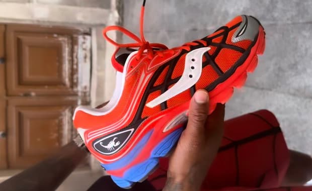 Westside Gunn x Saucony ProGrid Omni 9 Web Spider-Man