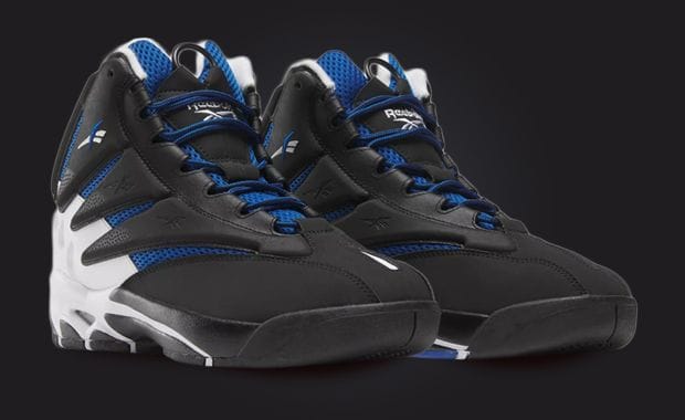 The Reebok The Blast is Back in Core Black Vector Blue