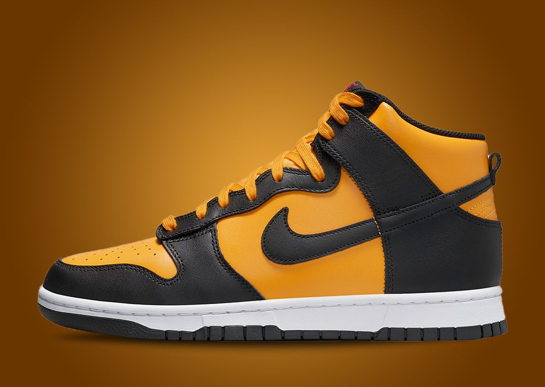 シューズ(男性用) Nike Dunk High University Gold and Black Dunk High 'University Gold and Black' (DD1399-700) Release