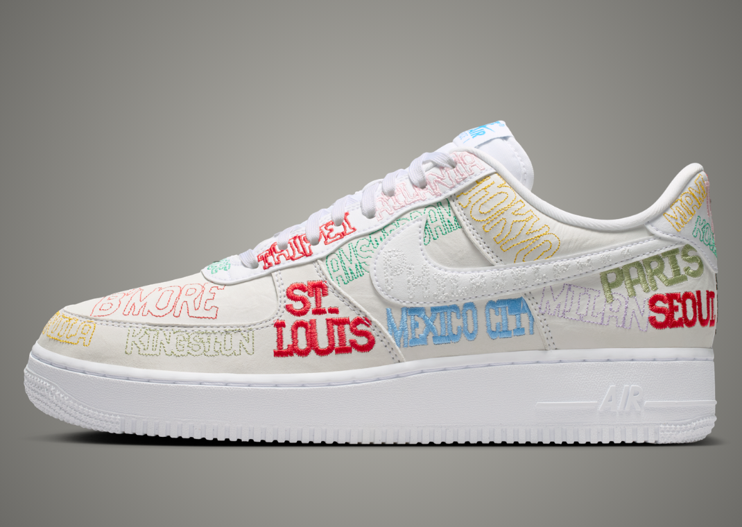 Nike Air Force 1 Low World Tour White lateral