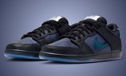 New Images of the Bluetile Skate Shop x Nike SB Dunk Show Mosaic and Butterfly Details