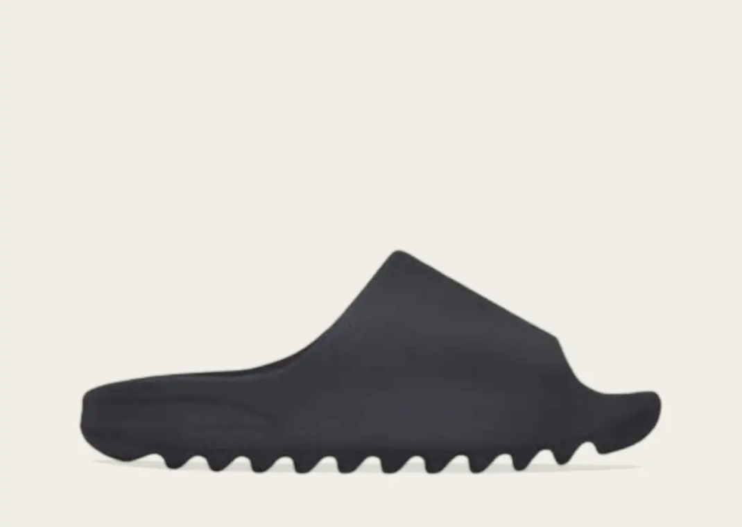The adidas Yeezy Slide Comes Dressed in Dark Onyx