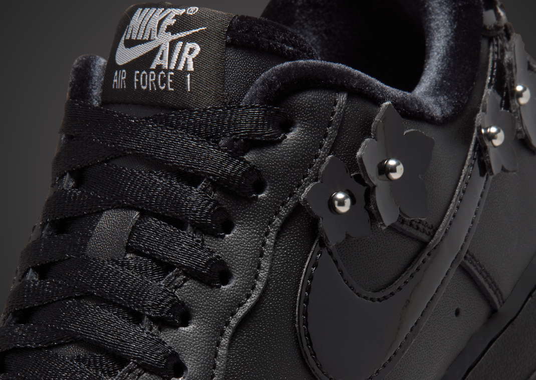 Nike Air Force 1 Low '07 Flowers Black - Detail