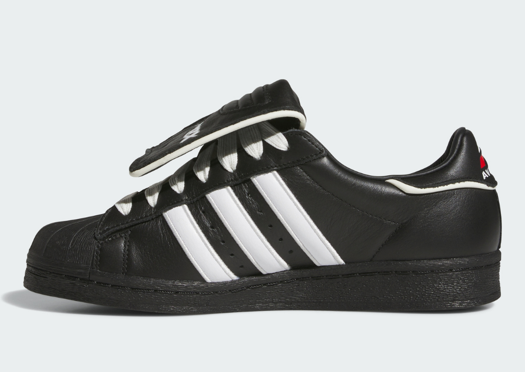 Avirex x adidas Superstar Black - Medial