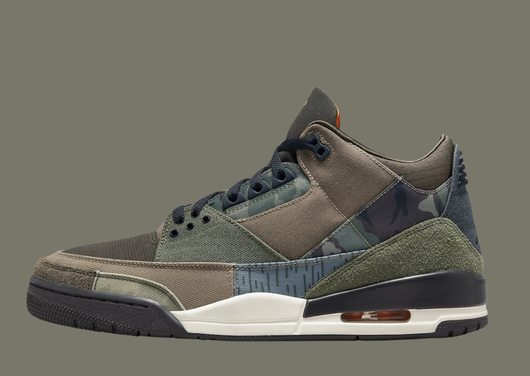 スニーカー Nike AIR JORDAN3 RETORO Patchwork DIY Vibes Come To The Air Jordan 3 Patchwork