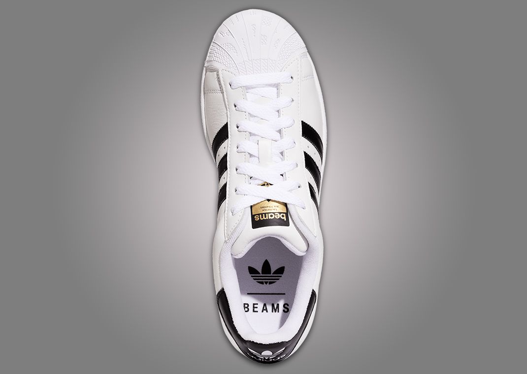 BEAMS x adidas Superstar White Black Top