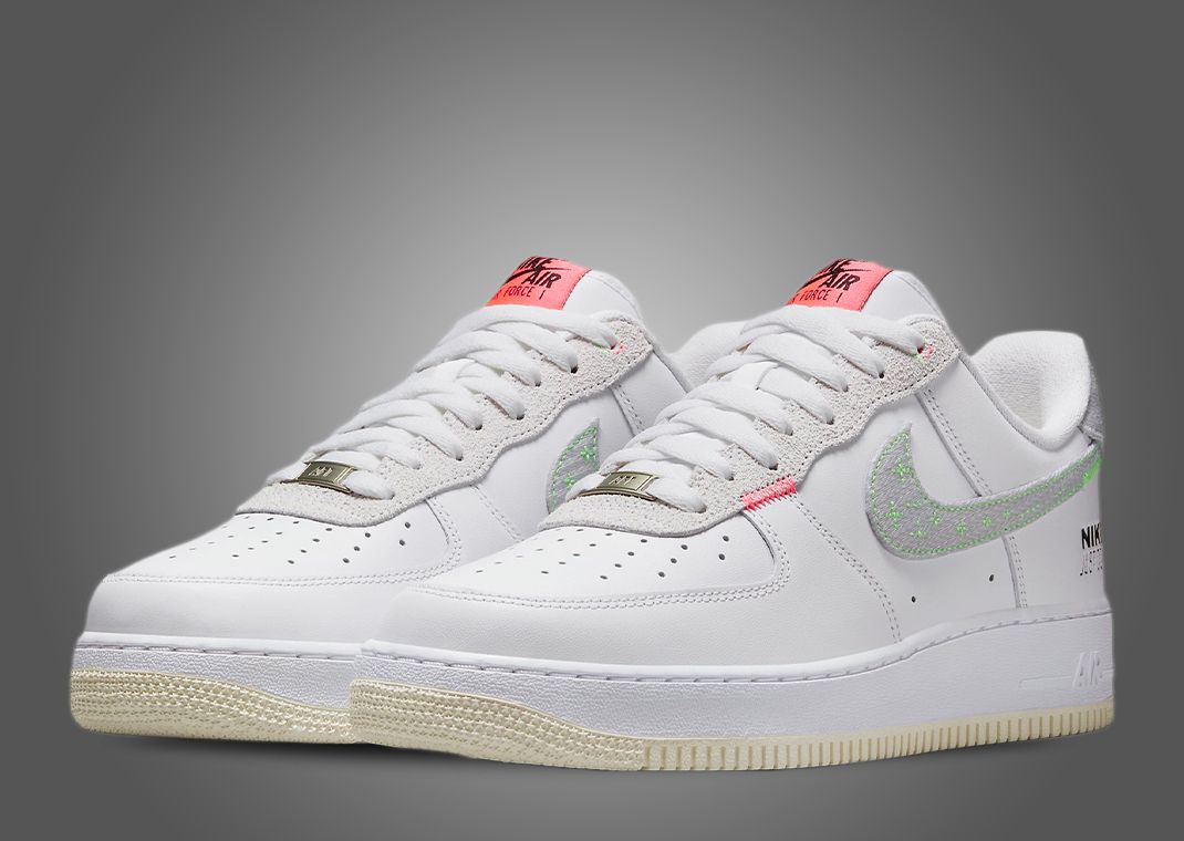 Nike Air Force 1 Low White Grey Neon