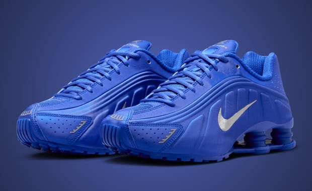The Nike Shox R4 Blue Woman Group Releases August 2024