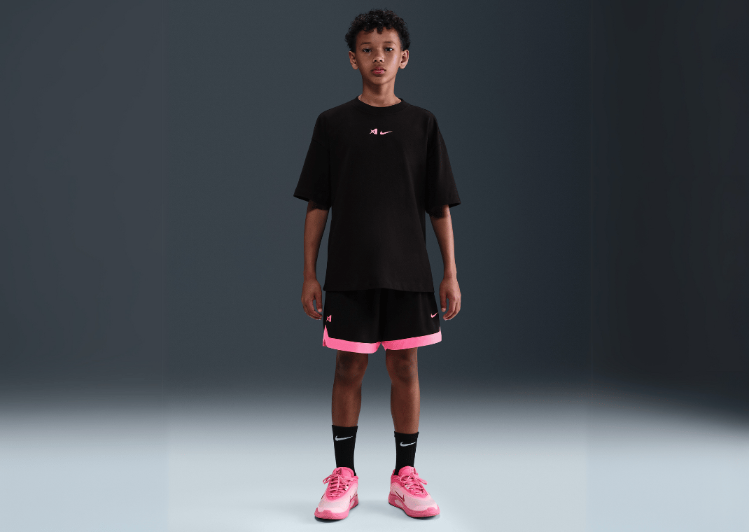 A'ja Wilson Big Kids' Dri-FIT Basketball Shorts Black