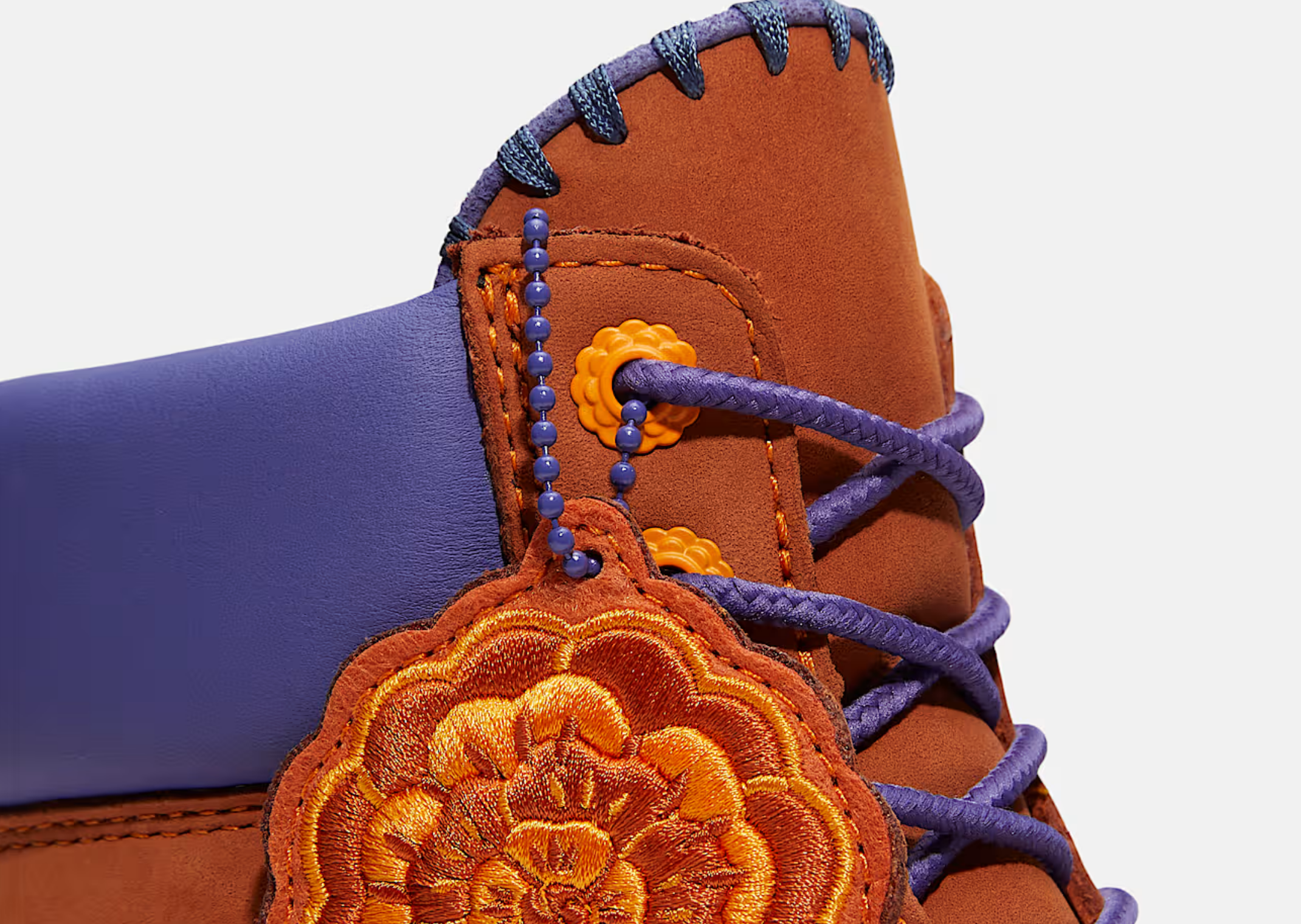 Timberland 6-Inch Boot Día de Muertos Dark Orange - Detail