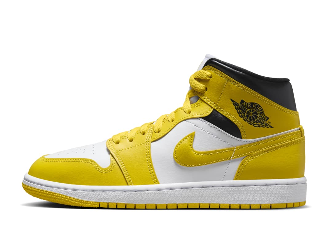 Air Jordan 1 Mid White Vivid Sulfur (W)