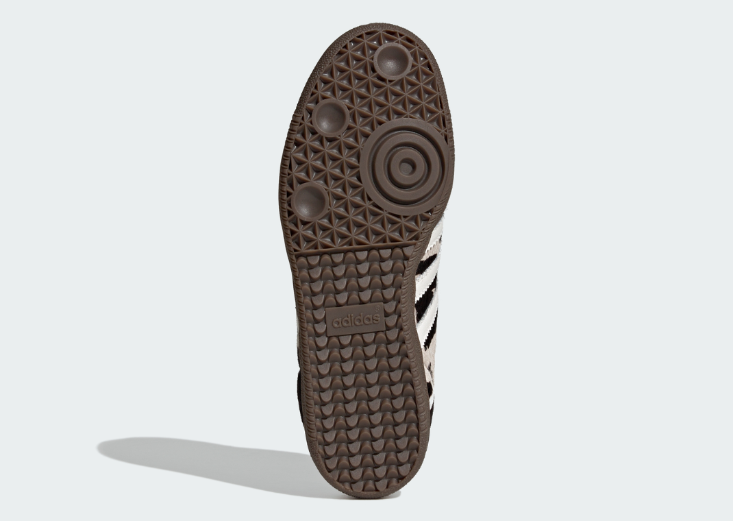 adidas Samba Cow Print White Black - Bottom