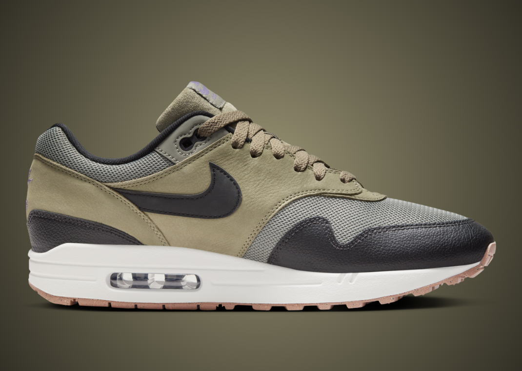 Nike Air Max 1 Dark Stucco Black Medial