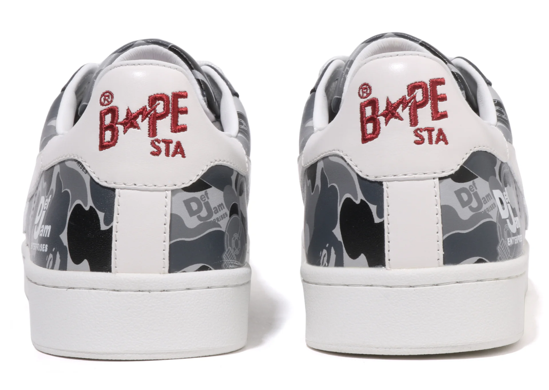 Def Jam x BAPE SKULL STA Black - Back