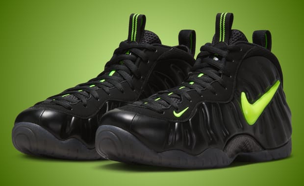 The Nike Air Foamposite Pro Voltage Retro is Glowing like Radioactive Waste