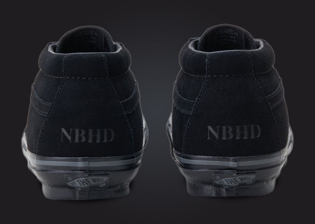 Neighborhood x Vans Sk8-Mid 83 DX Black Heel